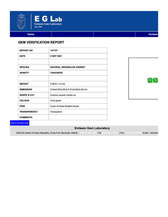 ORANGE SAPPHIRE AND TSAVORITE GARNET RING IN 18K YELLOW GOLD