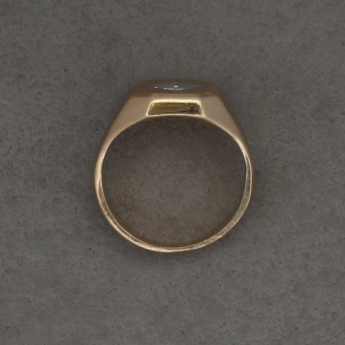 DIAMOND PINKY RING 14K YELLOW GOLD