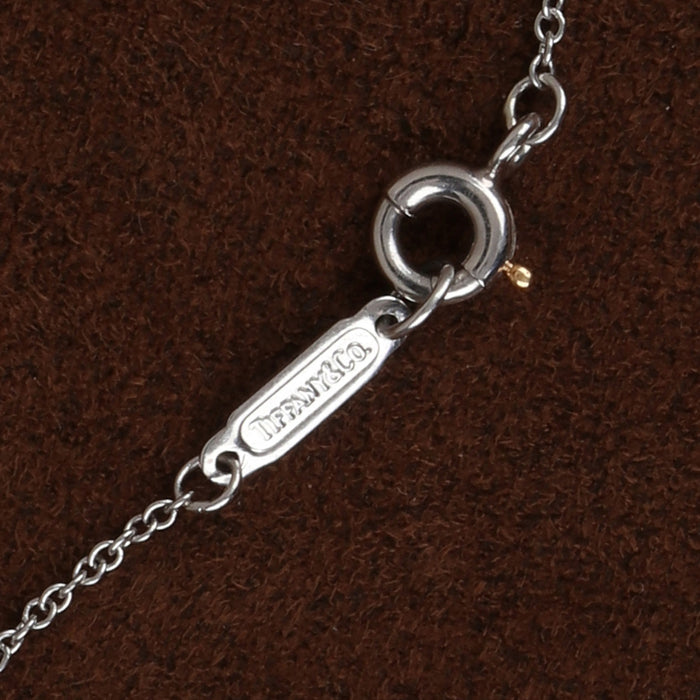 TIFFANY & CO. SAPPHIRE AND DIAMOND VICTORIA PENDANT IN PLATINUM