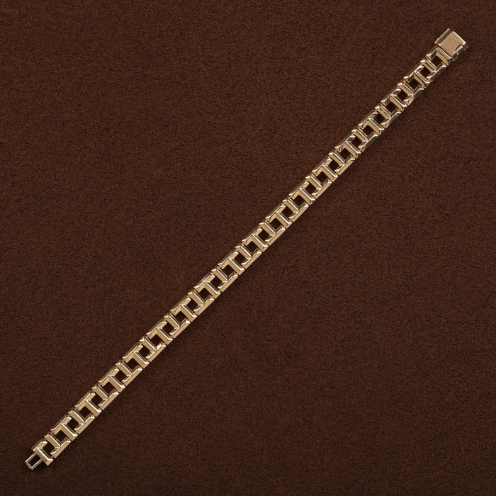 ESTATE TIFFANY AND CO T BRACELET NARROW 18k YELLOW GOLD SMALL