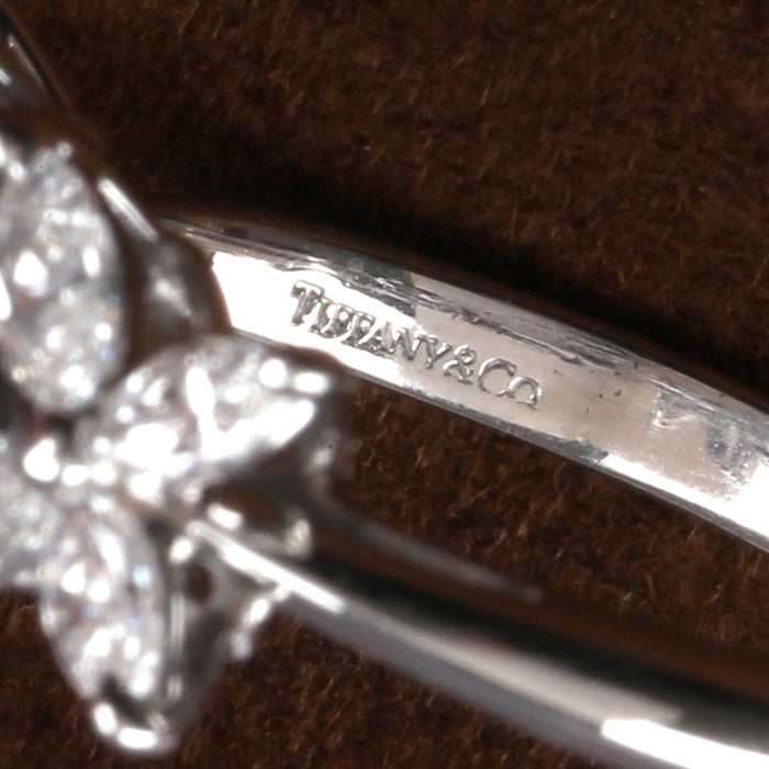 TIFFANY SAPPHIRE DIAMOND VICTORIA RING PLATINUM