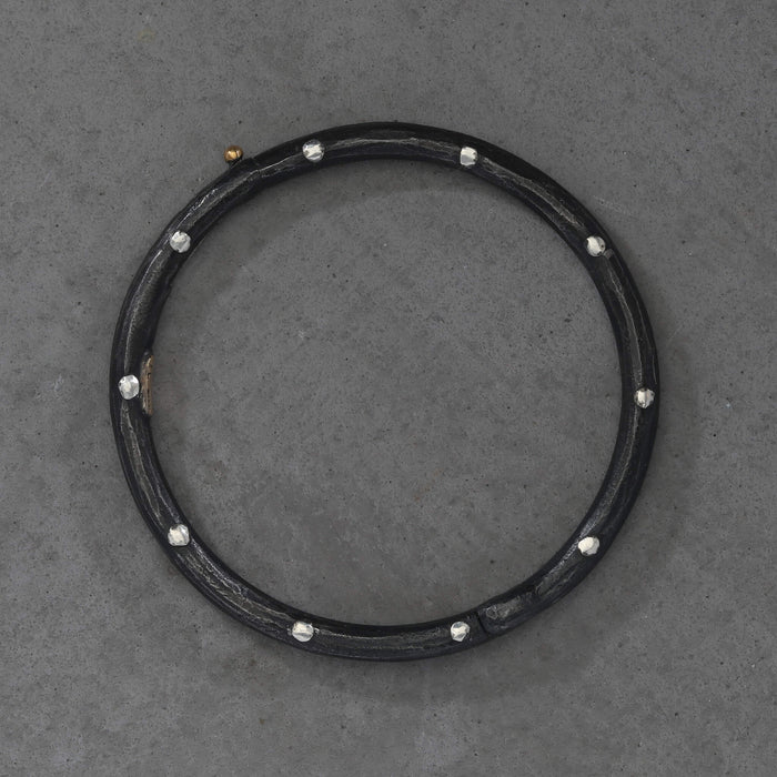 SMALL HAMMERED WROUGHT IRON BRACELET