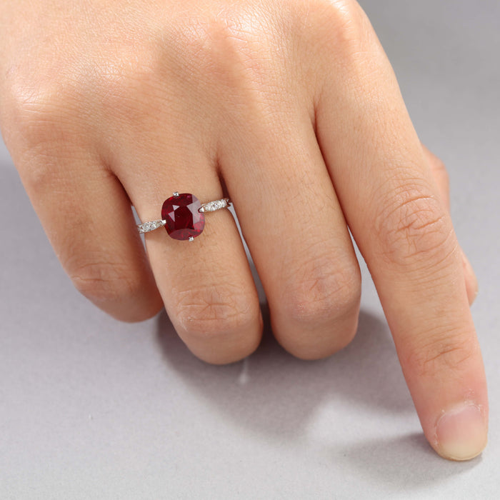 Art Deco Ruby & Diamond Ring