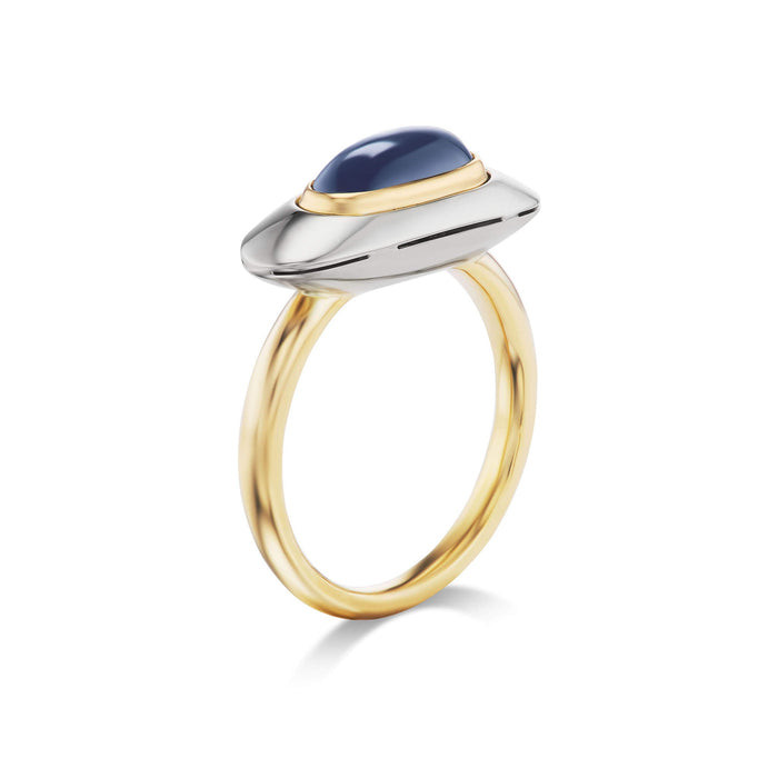 Cabochon Sapphire UFO Ring